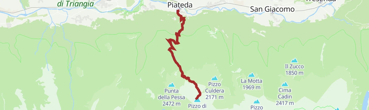 Route map: PIATEDA-RODES
